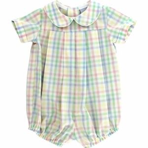 NWT 9M Bailey Boys - Carousel Plaid Bubble
